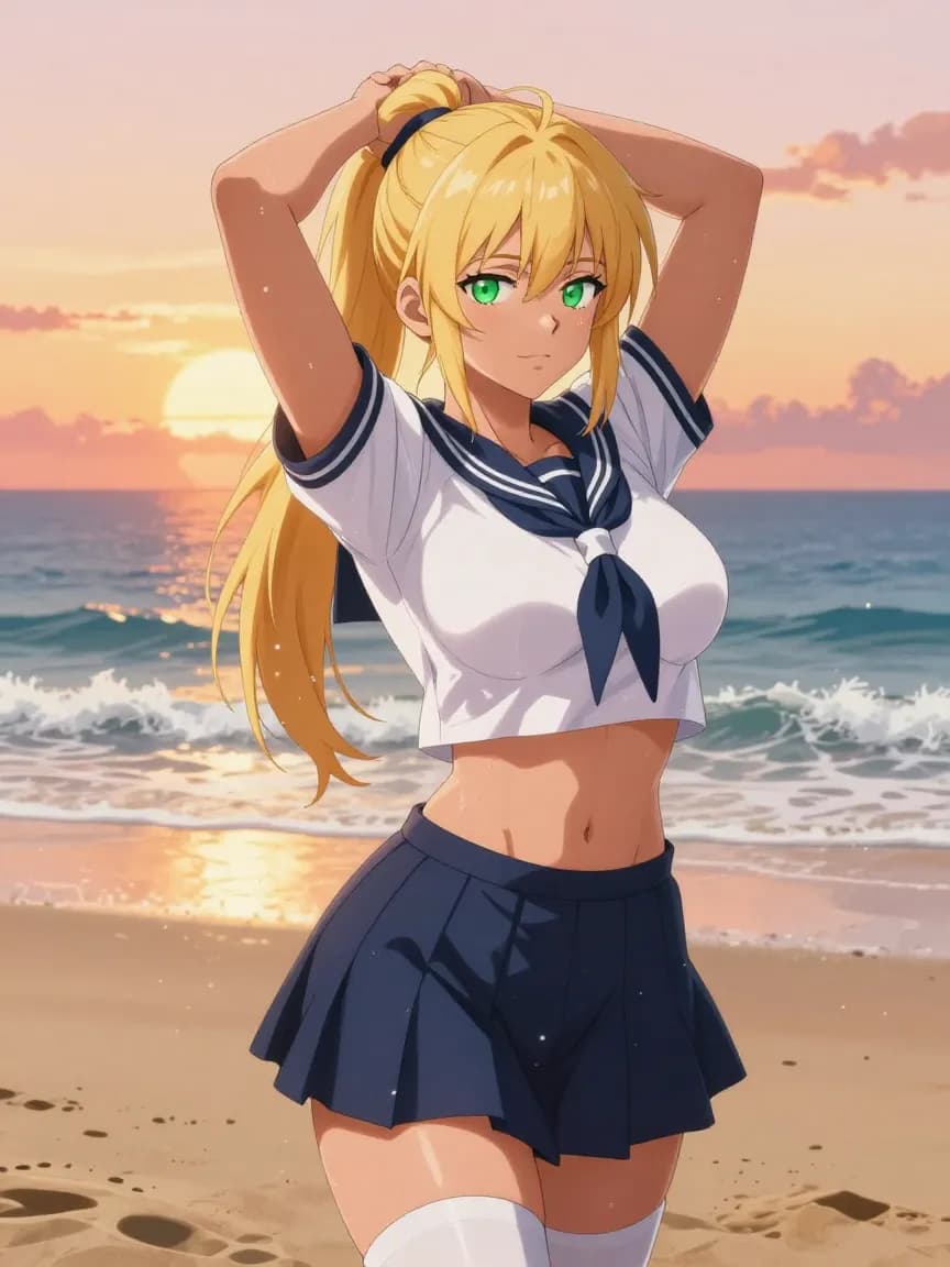 Alexa - JK Uniform - Beach Sunset