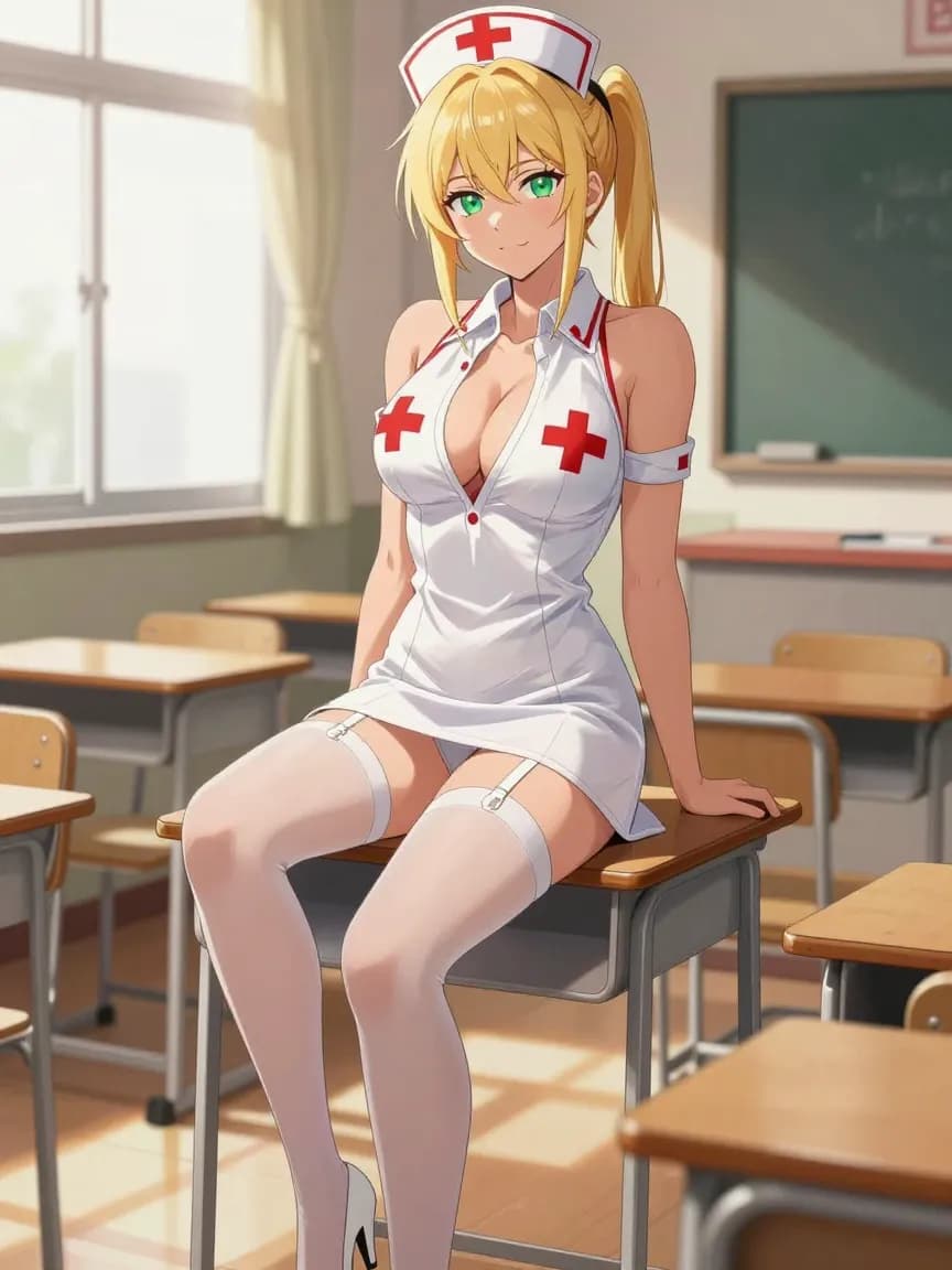 Alexa - Sexy Nurse - Classroom Afternoon
