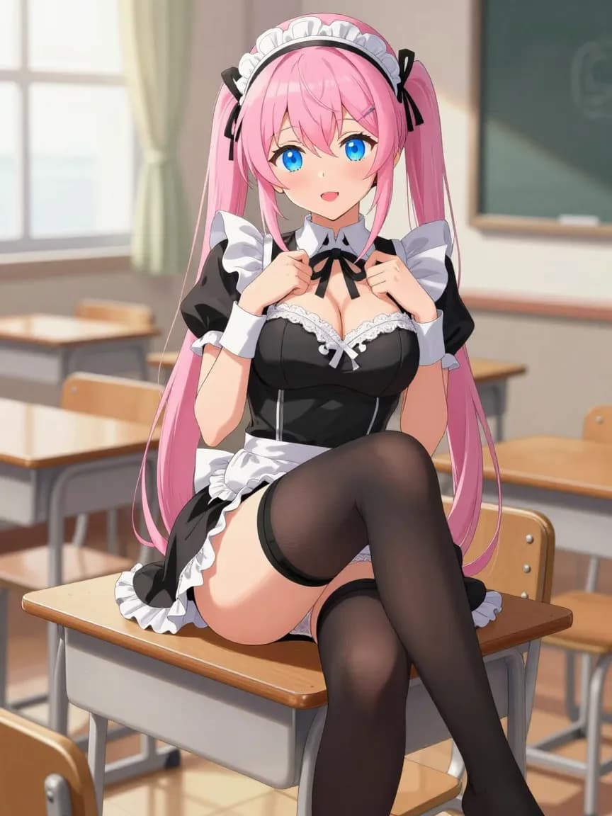 Cherry - Sexy Maid - Classroom Afternoon