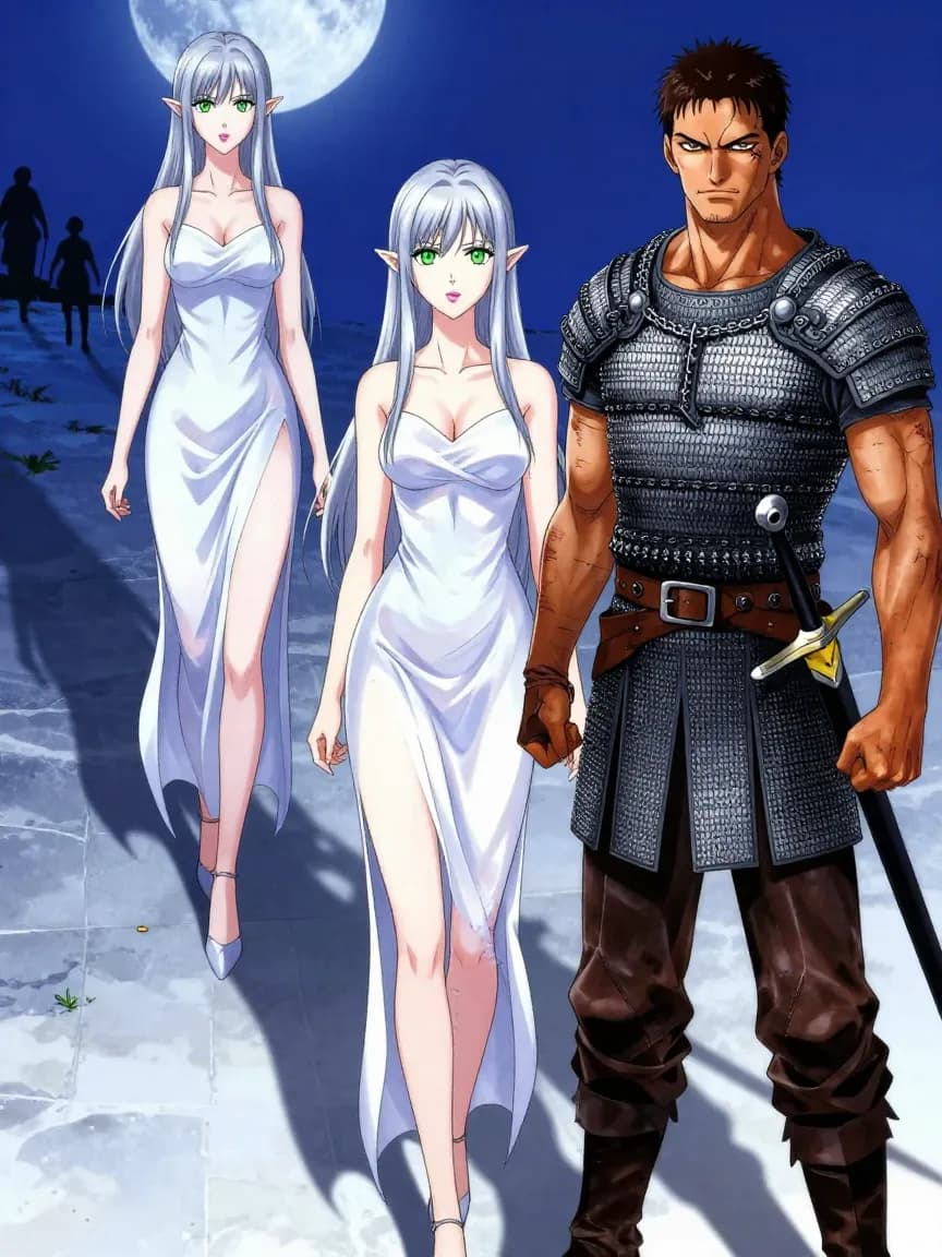 Moonlit Oath: Knight and Elven Princess - 2