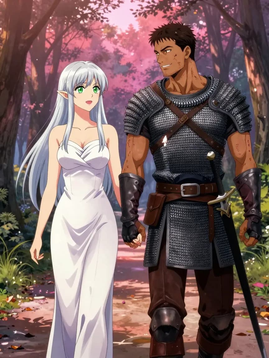 Moonlit Oath: Knight and Elven Princess - 16