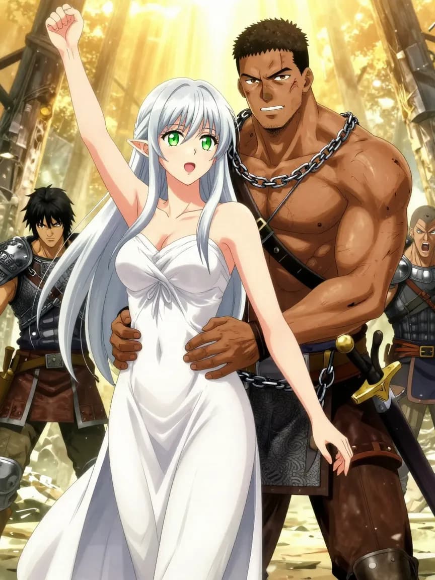 Moonlit Oath: Knight and Elven Princess - 17