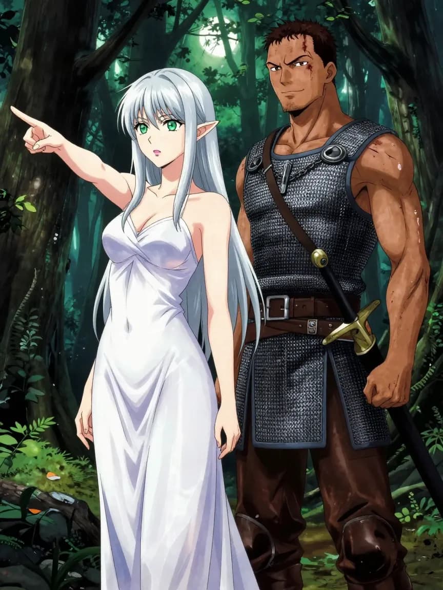 Moonlit Oath: Knight and Elven Princess - 3