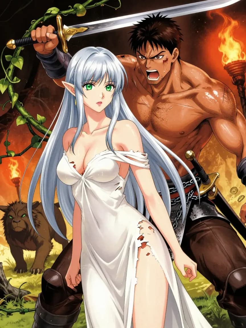 Moonlit Oath: Knight and Elven Princess - 4