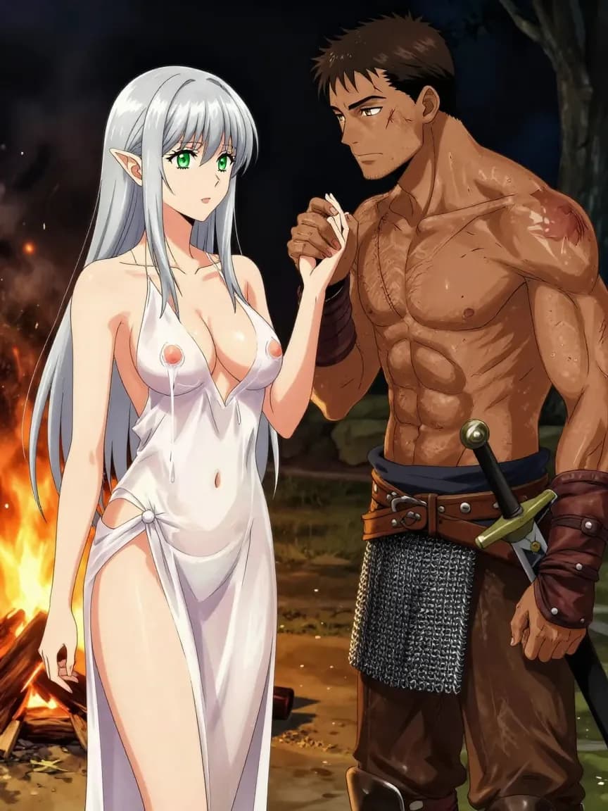 Moonlit Oath: Knight and Elven Princess - 10