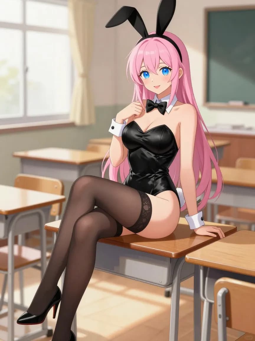 Cherry - Bunny Girl - Classroom Afternoon