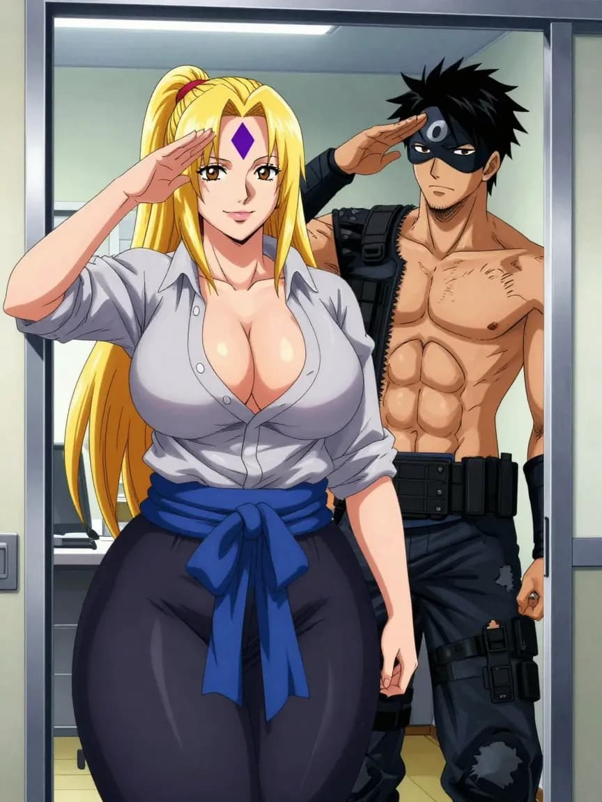 Tsunade醉後親密診察 - 18