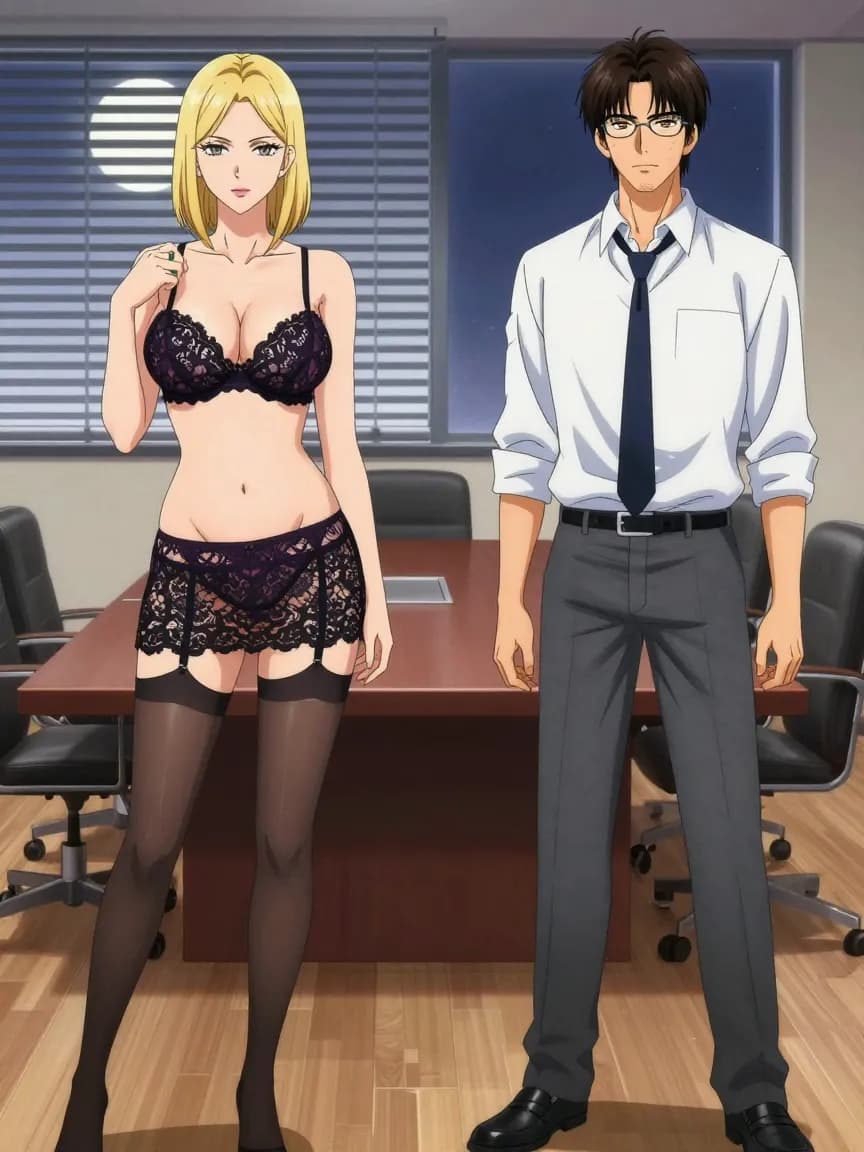 Boardroom Obedience: MILF Consultant's Late-Night Stress Test - 13