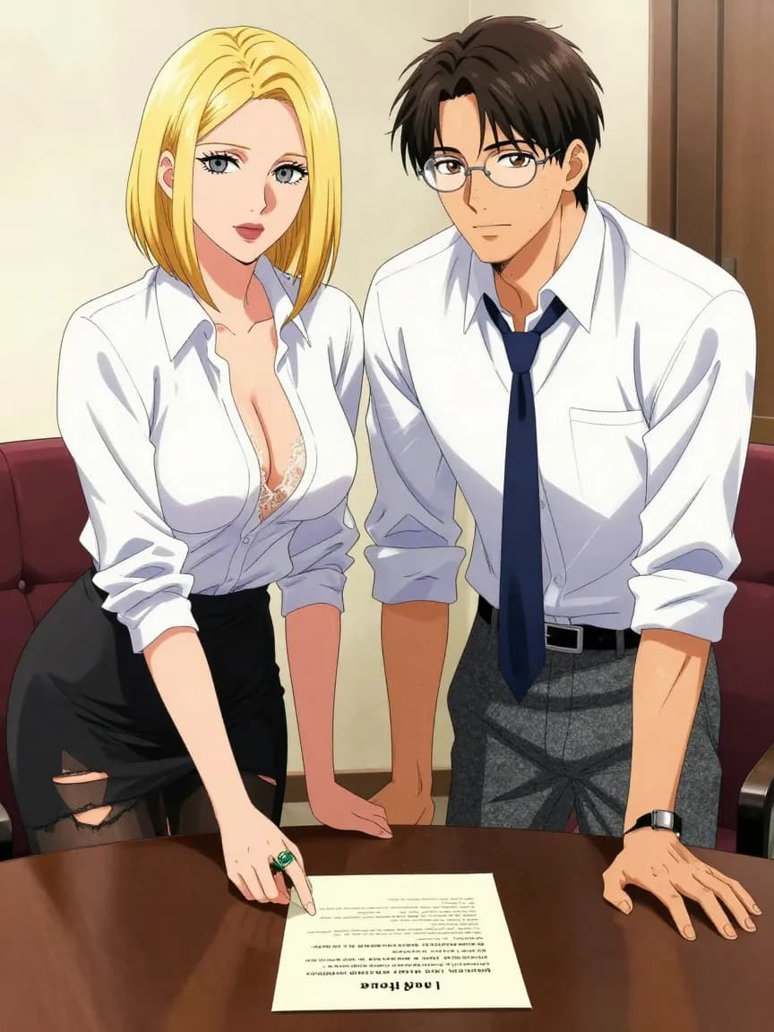 Boardroom Obedience: MILF Consultant's Late-Night Stress Test - 17