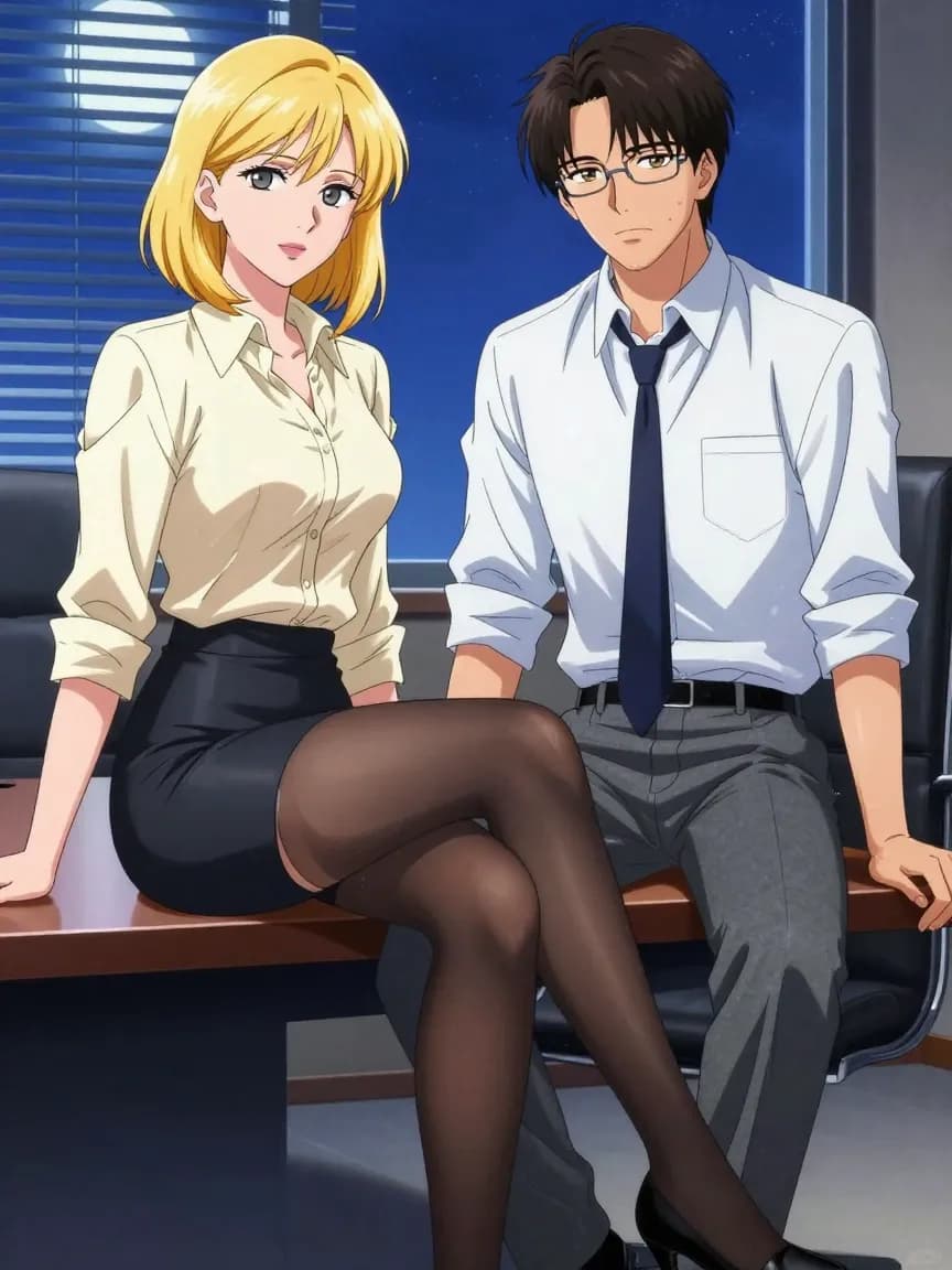 Boardroom Obedience: MILF Consultant's Late-Night Stress Test - 3