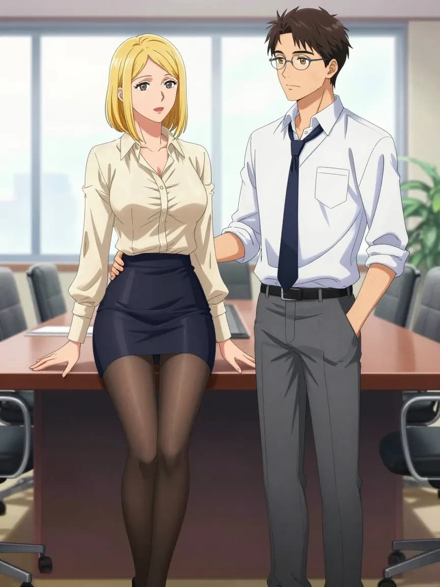Boardroom Obedience: MILF Consultant's Late-Night Stress Test - 5
