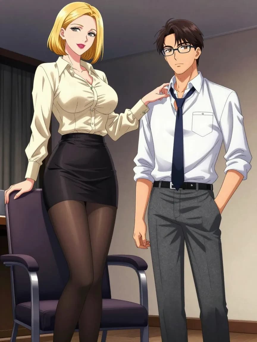 Boardroom Obedience: MILF Consultant's Late-Night Stress Test - 6