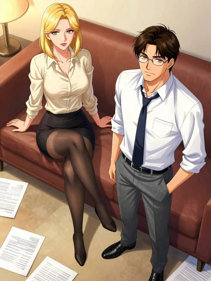Boardroom Obedience: MILF Consultant's Late-Night Stress Test - 7