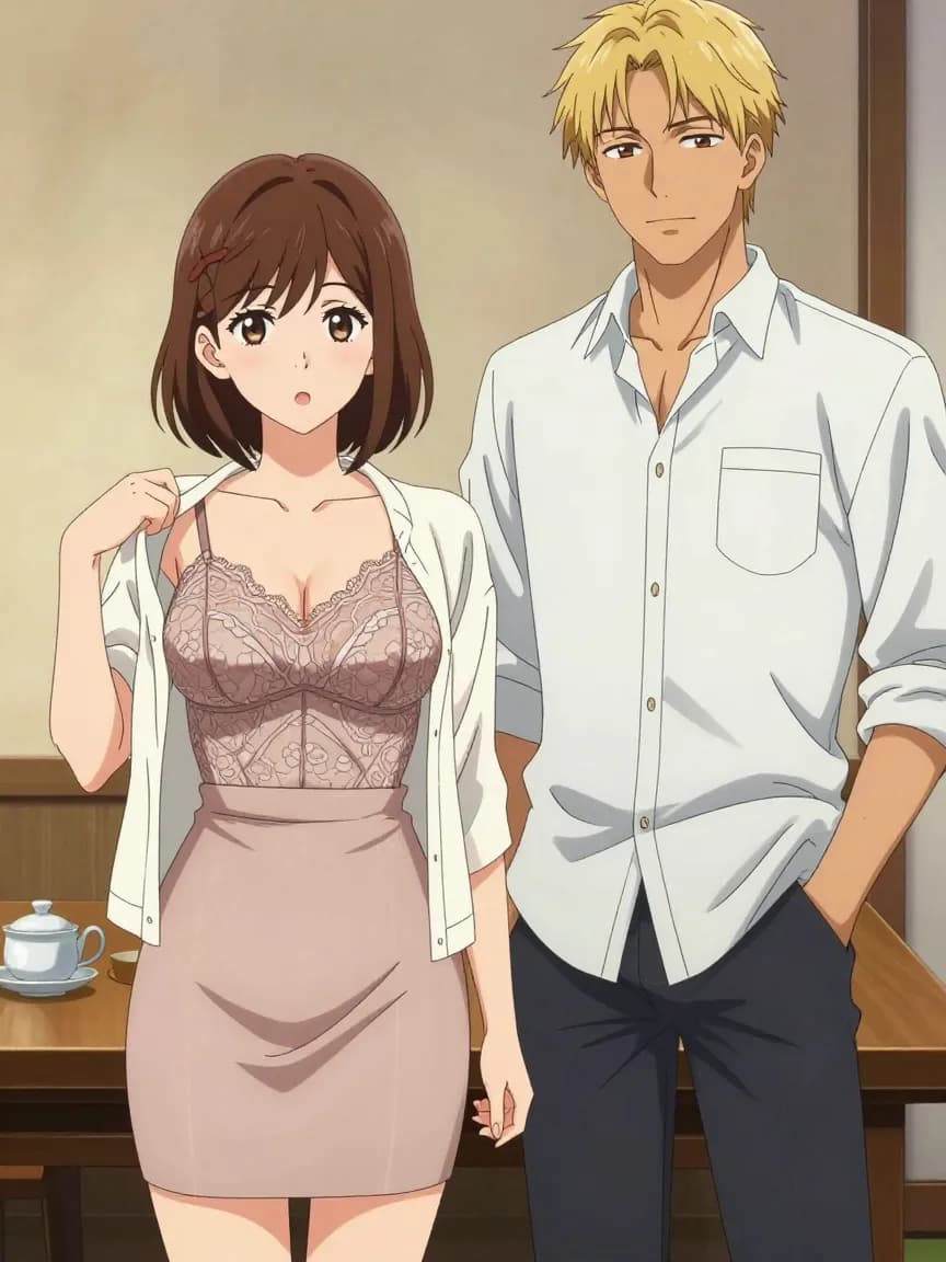 English Teacher Seduces Lonely Housewife in Tokyo - 11