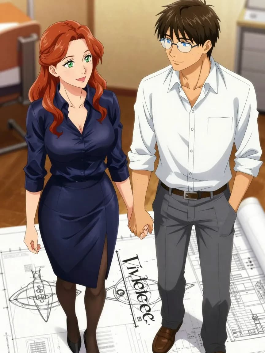 Junior Architect's Slow-Burn Seduction by Elegant Theater MILF Owner - 5