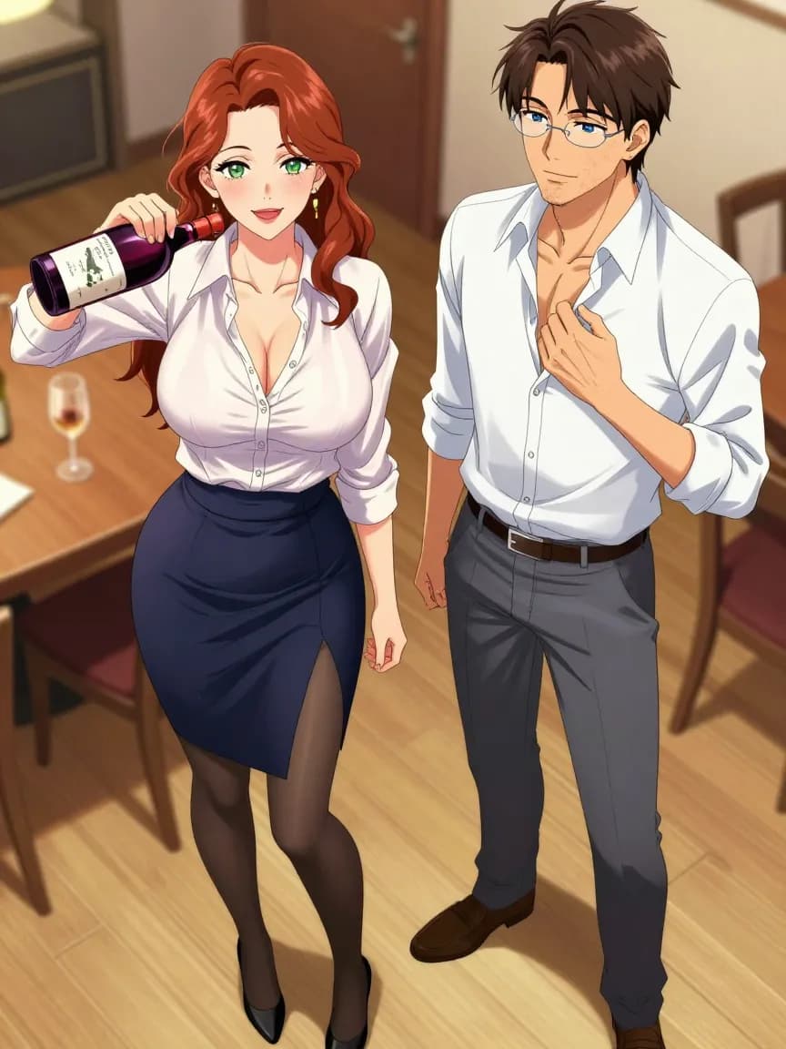 Junior Architect's Slow-Burn Seduction by Elegant Theater MILF Owner - 6