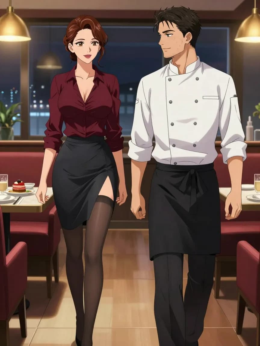 Rooftop Hotel Director Milf Romance