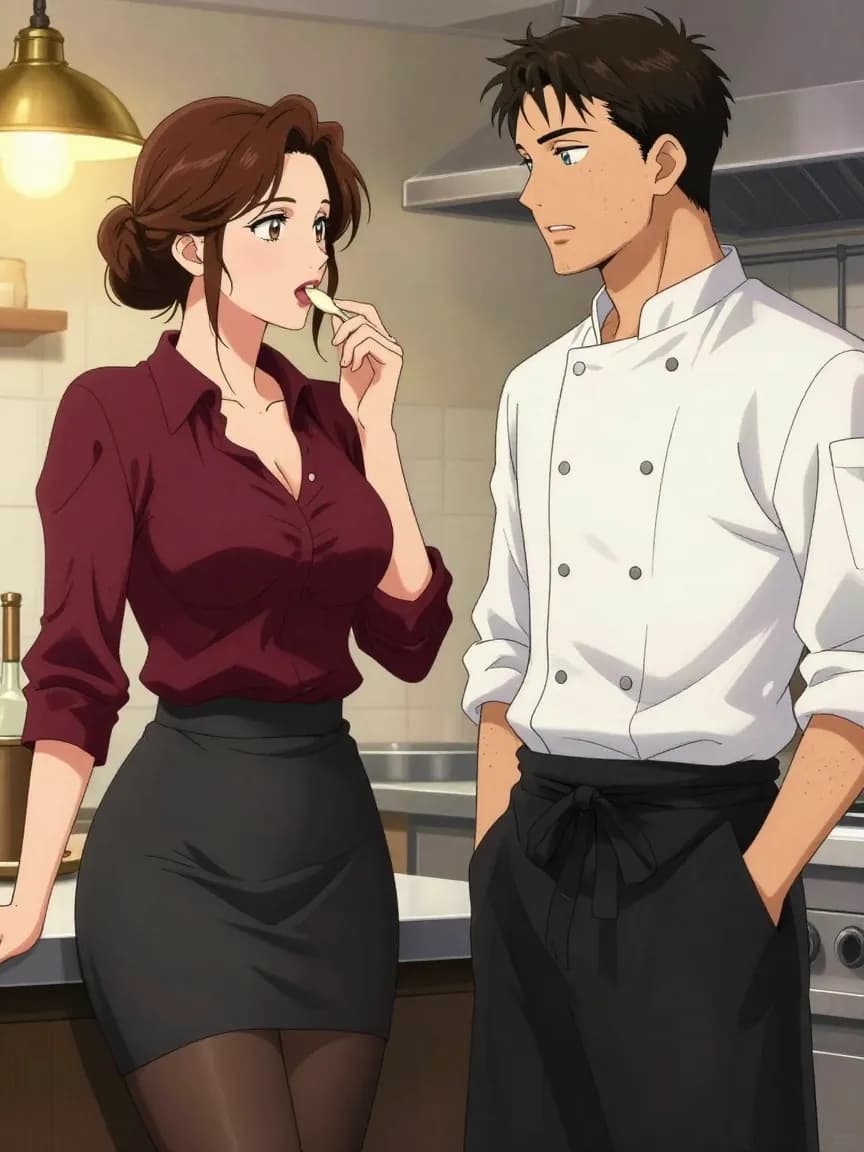 Rooftop Hotel Director Milf Romance - 2