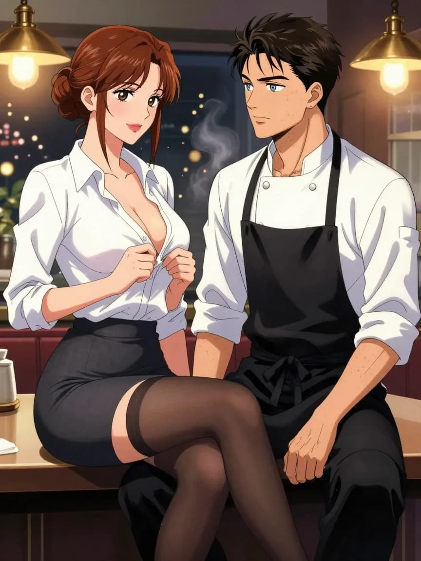 Rooftop Hotel Director Milf Romance - 4