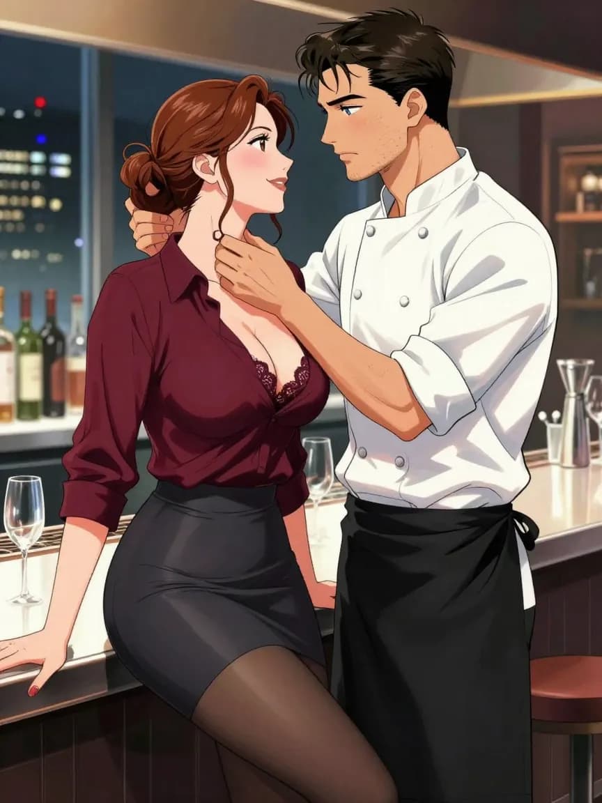 Rooftop Hotel Director Milf Romance - 8