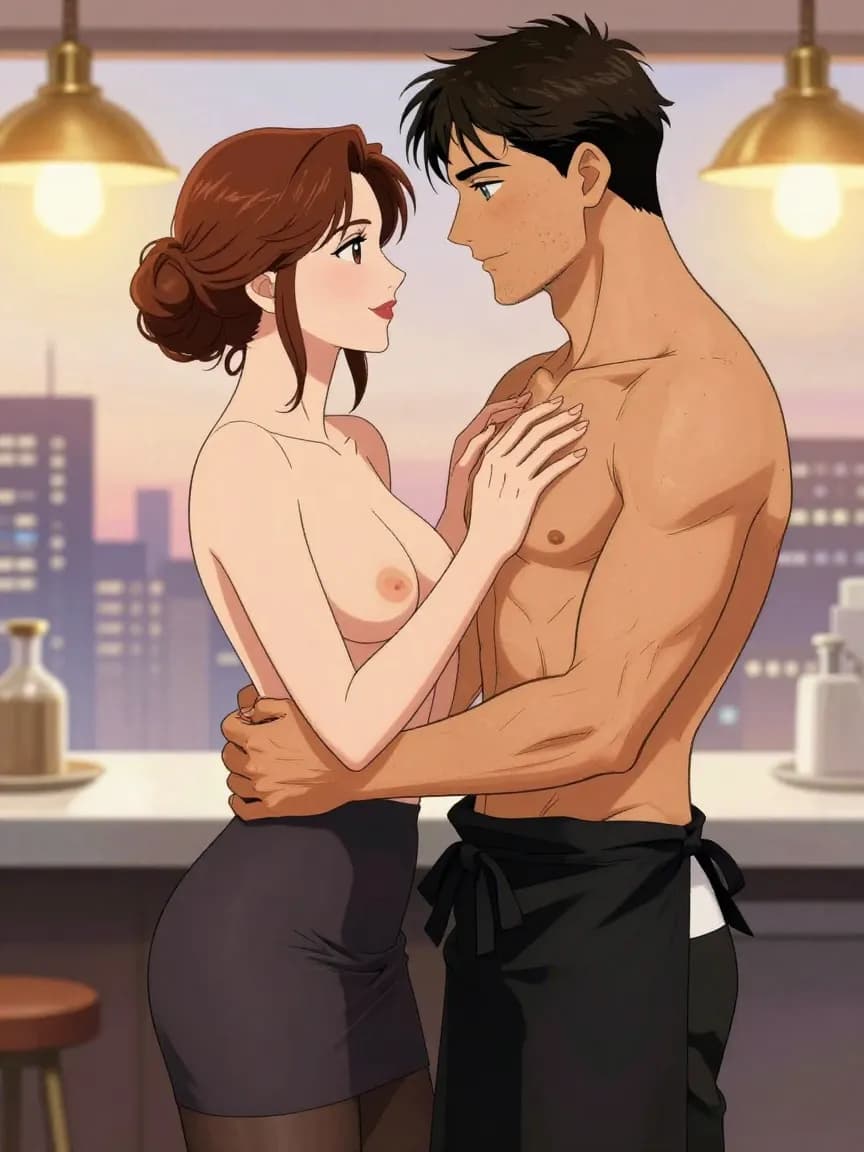 Rooftop Hotel Director Milf Romance - 9