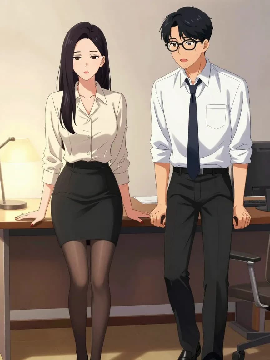 Seoul Corporate Discipline: Late-Night Accountability Seduction with Ambitious Boss - 2