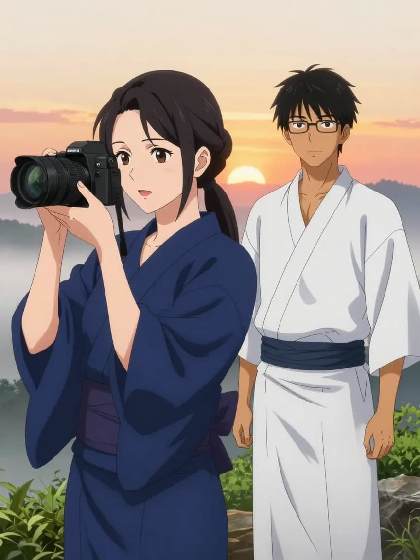 Photography Student Uncovers Busty Ryokan MILF's Futanari Secret - 17