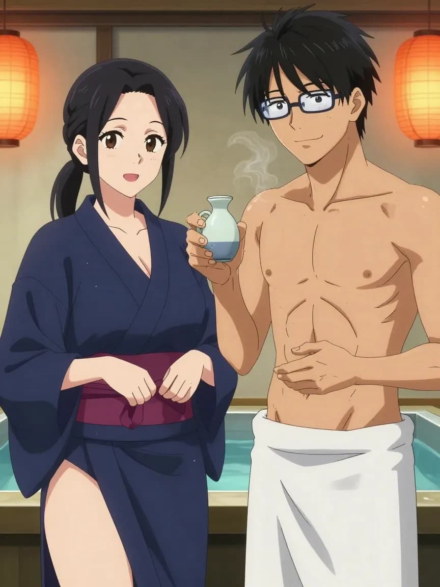 Photography Student Uncovers Busty Ryokan MILF's Futanari Secret - 6