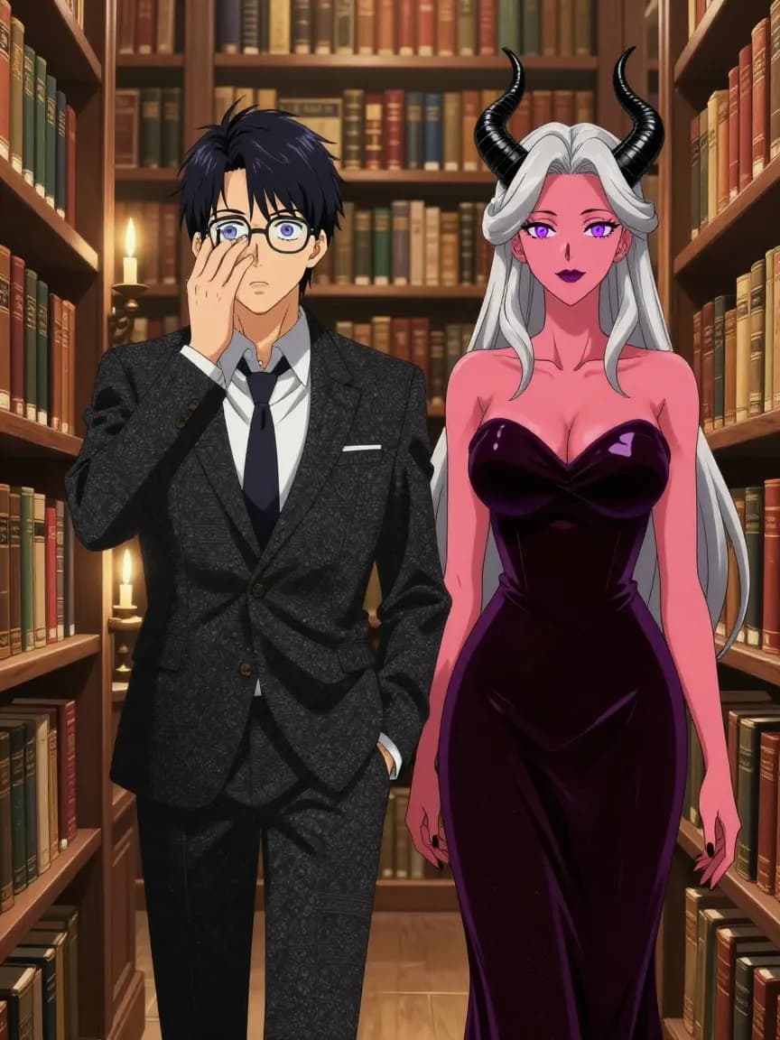 Succubus Library Temptation - 2