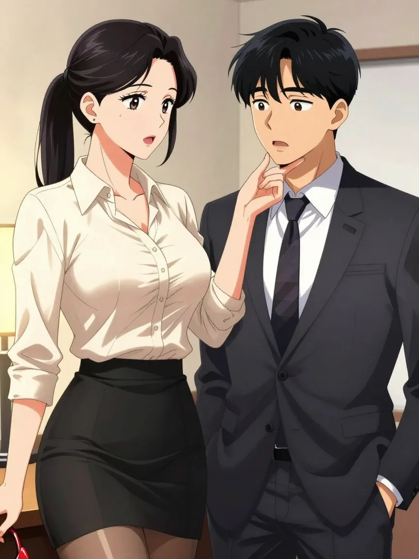 Femdom Manhwa : Interrogatoire Chaebol au Bureau - 6