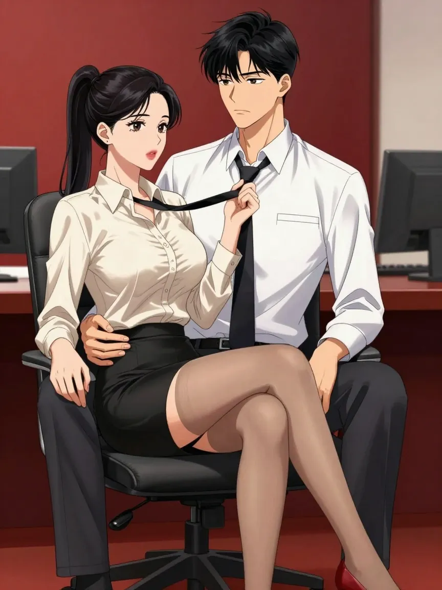 Femdom Manhwa : Interrogatoire Chaebol au Bureau - 8