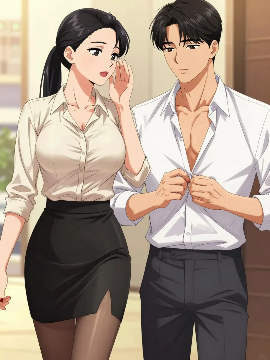 Femdom Manhwa : Interrogatoire Chaebol au Bureau - 9