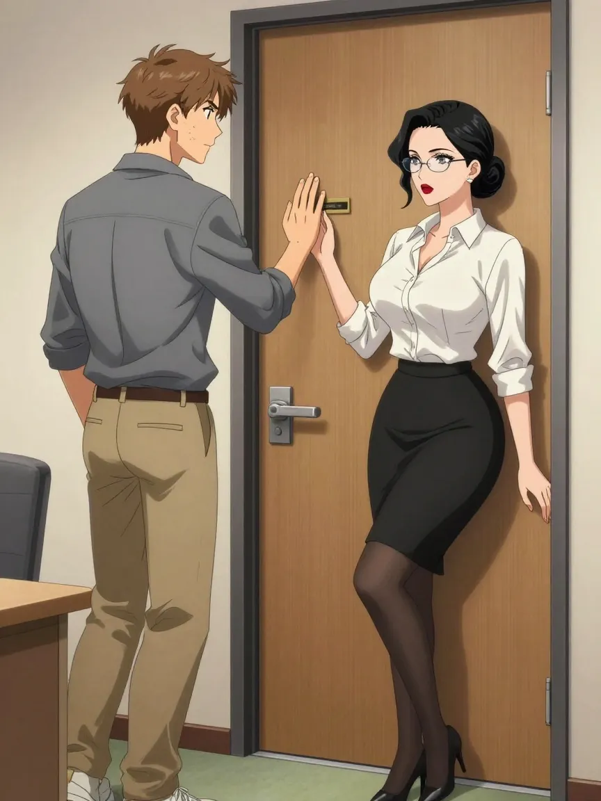 Professor Elena's Serious Thesis Discussion - Milf Advisor Seduction