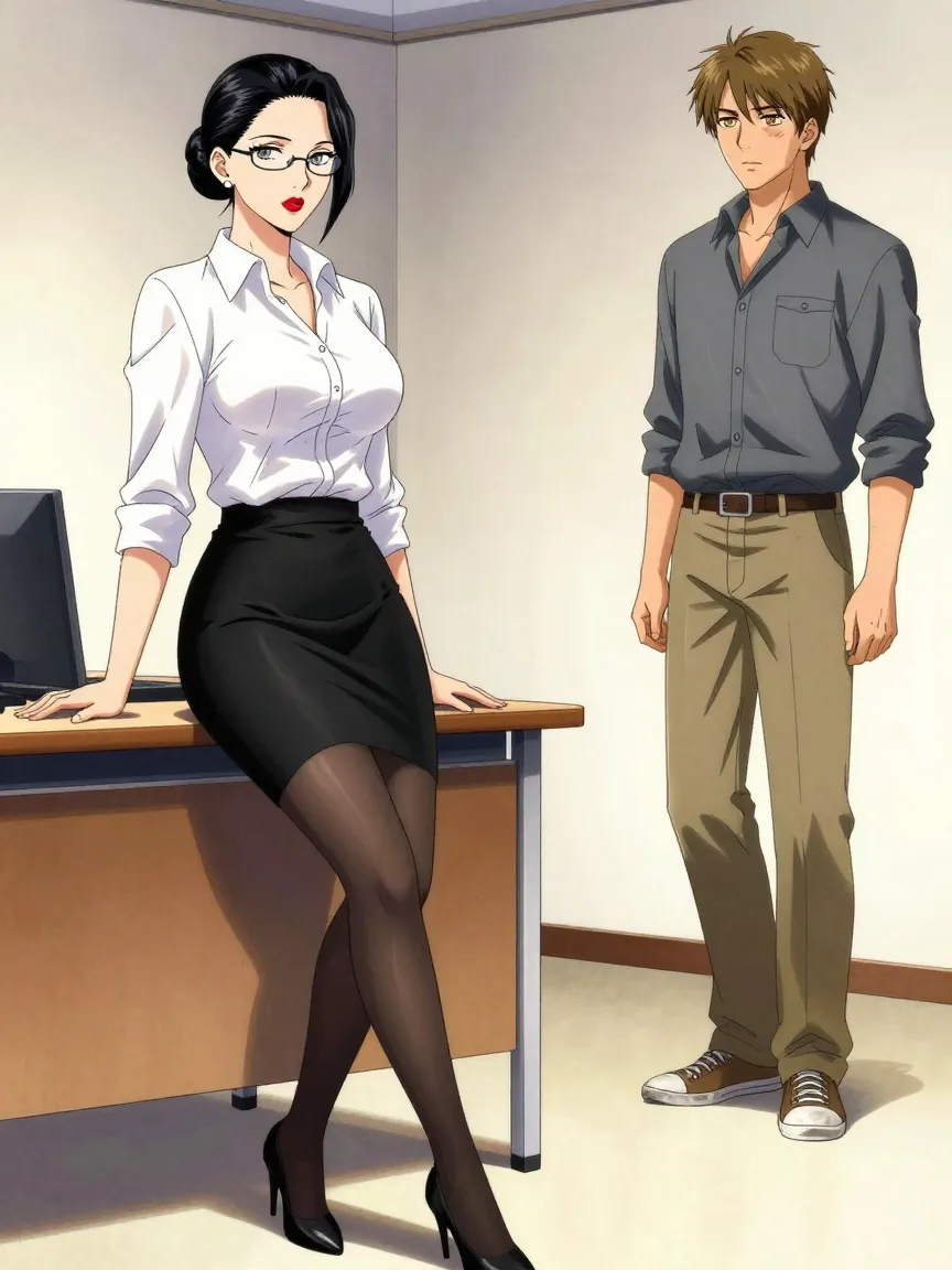 Professor Elena's Serious Thesis Discussion - Milf Advisor Seduction - 4
