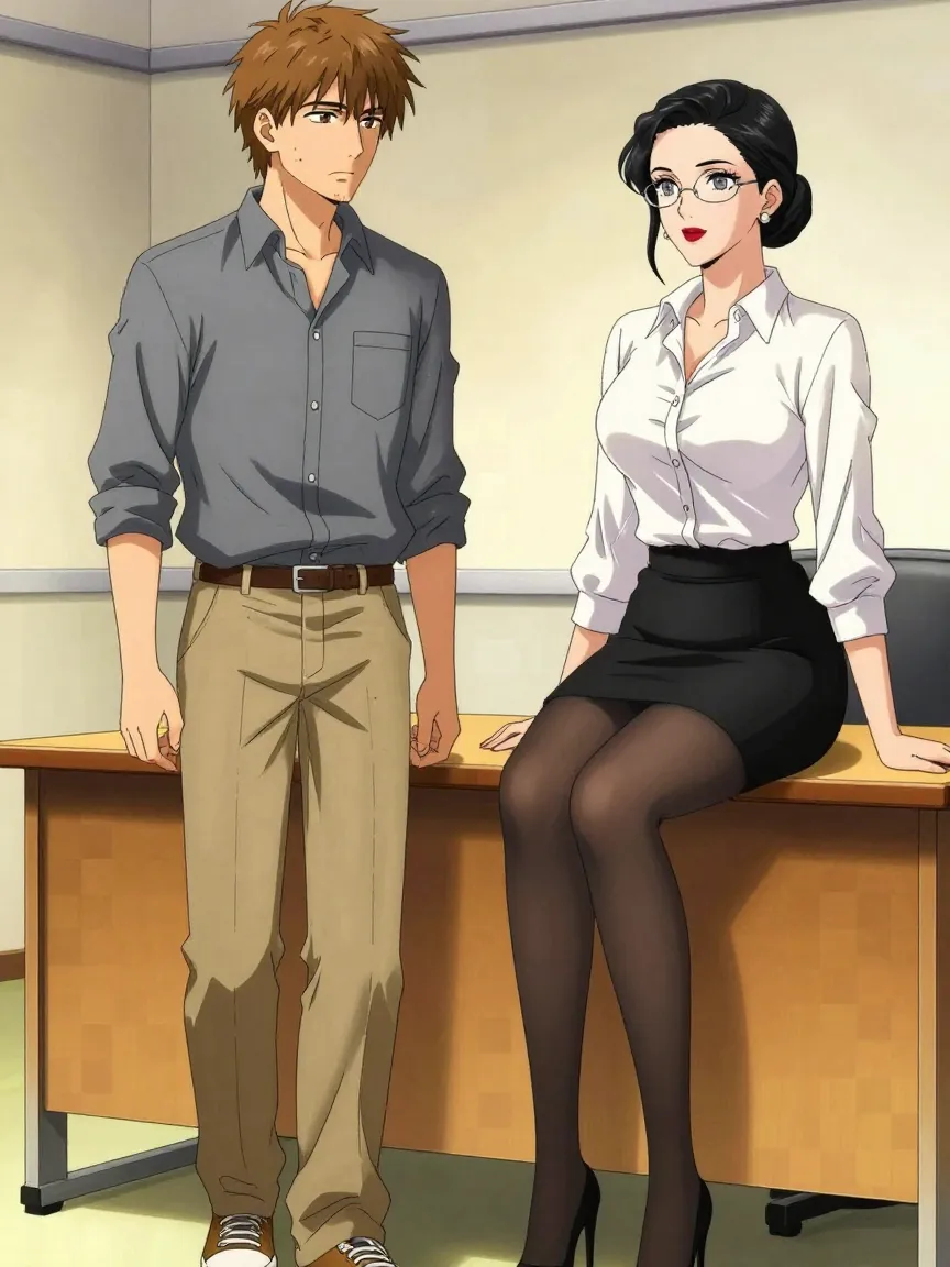 Professor Elena's Serious Thesis Discussion - Milf Advisor Seduction - 5