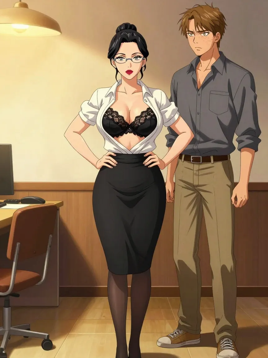 Professor Elena's Serious Thesis Discussion - Milf Advisor Seduction - 9