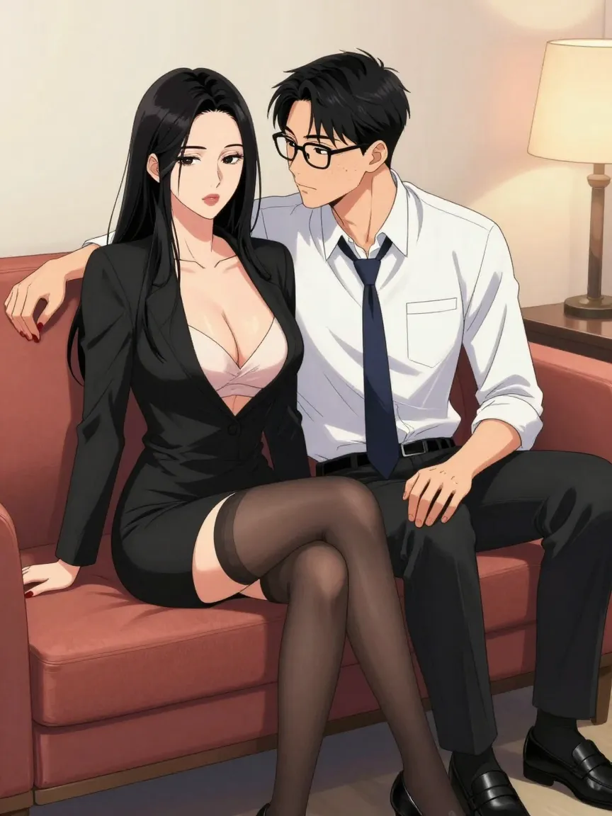 Femdom Bureau Séoul : Nuit de Reddition avec Patronne Ambitieuse - 7