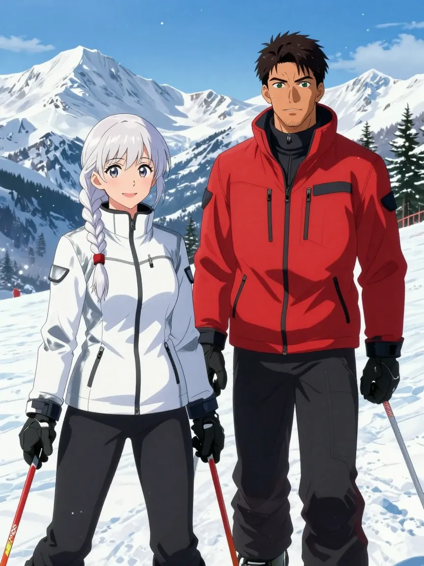 Moniteur de Ski Tente Épouse Délaissée – Escapade Alpine