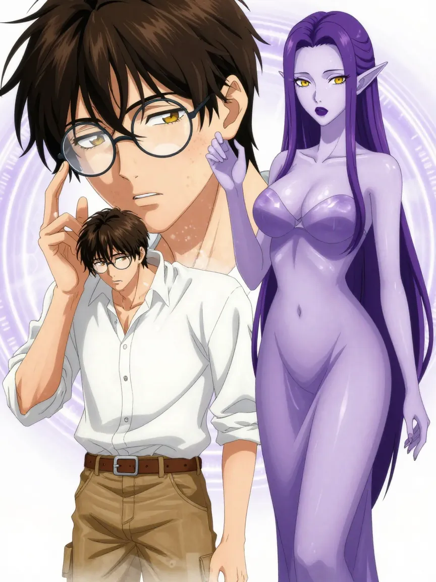 Manga Elfe Futanari Invoquée : Rituel d'Énergie - 4