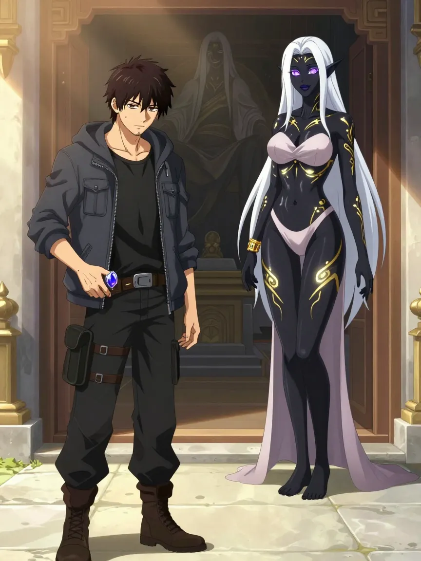 Temple of Shadow Desire: Thief Meets Dark Elf Priestess - 17