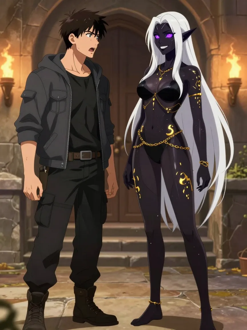 Temple of Shadow Desire: Thief Meets Dark Elf Priestess - 3