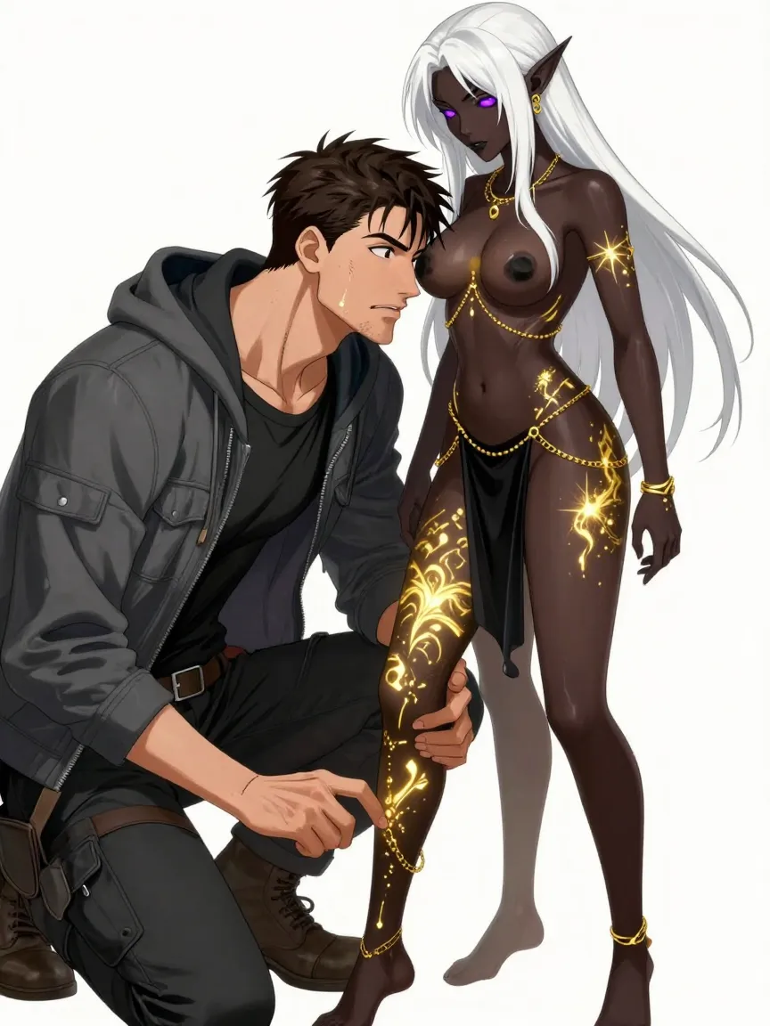 Temple of Shadow Desire: Thief Meets Dark Elf Priestess - 7