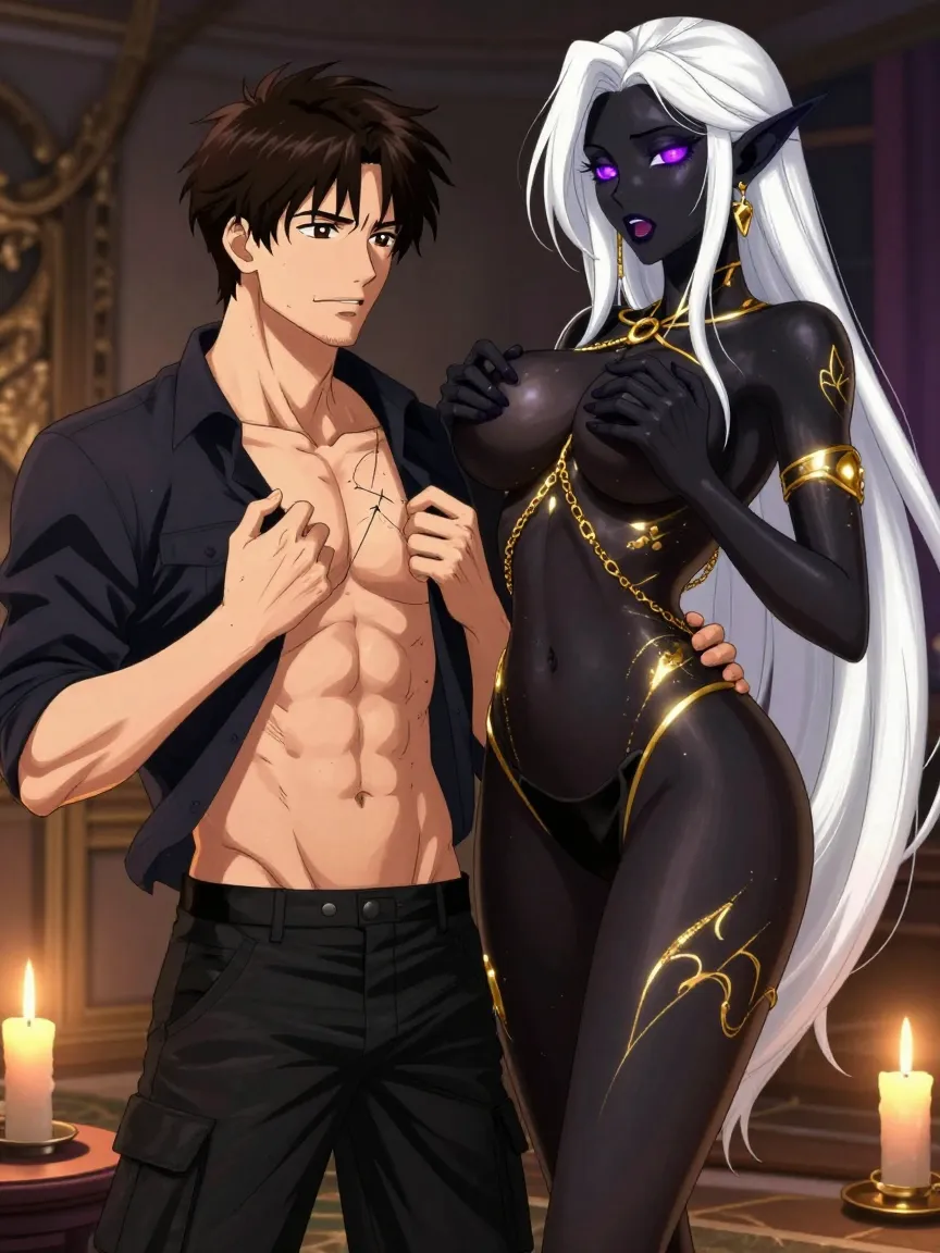 Temple of Shadow Desire: Thief Meets Dark Elf Priestess - 10